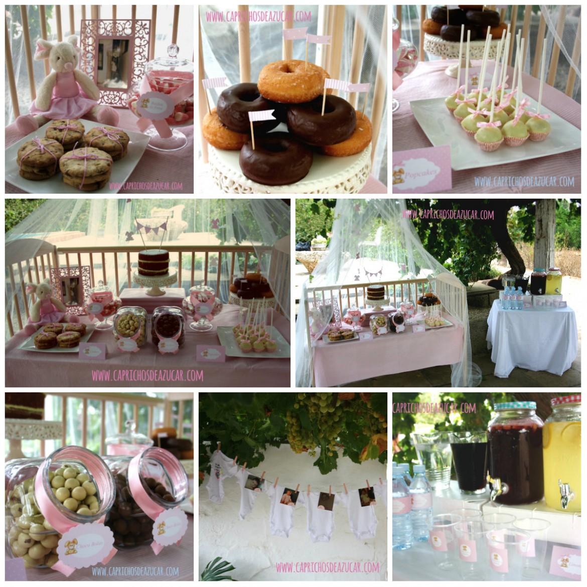 collage baby shower