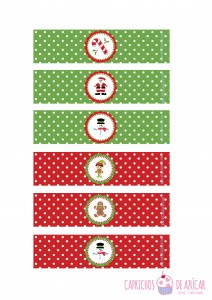 Botellas navidad montaje logo