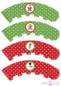 Wrappers navidad montaje logo
