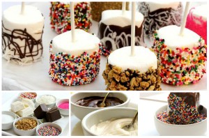collage pituleta de nube con chocolate