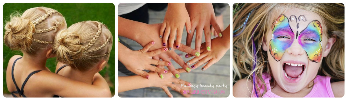 collage fantasy beauty party