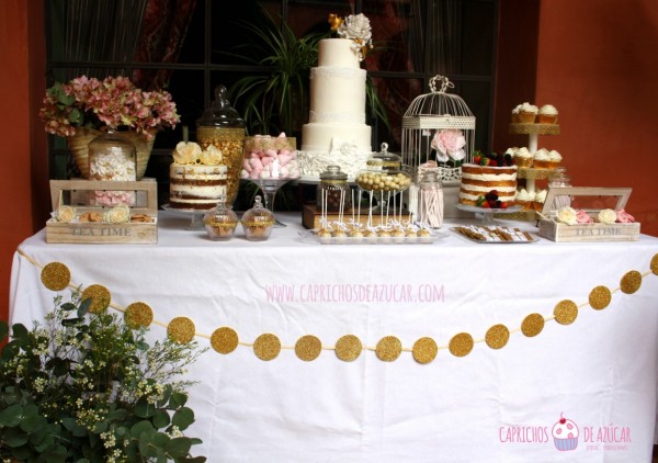 Mesa dulce de boda para el Palacio de Portocarrero